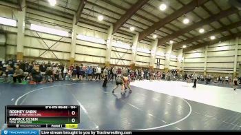 130+ Quarterfinal - Rodney Sabin, Uintah Jr High Wrestling vs Kavrick Olsen, Total Domination