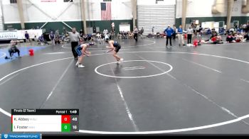 132 lbs Finals (2 Team) - Isaiah Foster, Wahoo vs Kade Abbey, Kearney JV