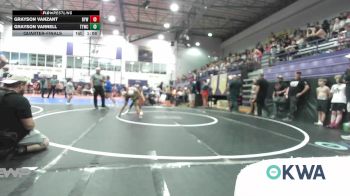 76 lbs Quarterfinal - Grayson Vanzant, Bristow Elementary Wrestling Club vs Grayson Varnell, Team Tulsa Wrestling Club