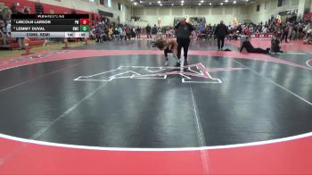 65 lbs Cons. Semi - Lemmy Duval, Bison Wrestling Club vs Lincoln Larson, Pinnacle Wrestling