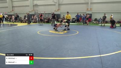 90-S lbs Quarterfinal - Andrew Whitted, TN vs Kellen Metcalf, OH