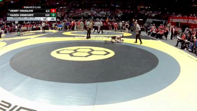 D2-106 lbs Cons. Round 2 - Henry Craiglow, Alter vs Kaden Orndorff, Coventry