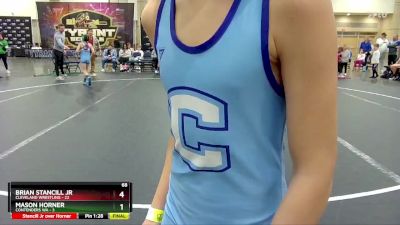 72 lbs Round 5 (8 Team) - Carson Raske, Cleveland Wrestling vs Slade Metcalf, Contenders WA