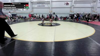 72 lbs Round Robin 4 - Grayson Allen, OH vs Wolfgang White, VA
