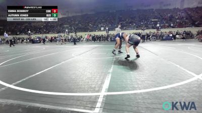 200 lbs Semifinal - Emma Bomboy, Coweta Tiger Wrestling vs Autumn Jones, Husky WC