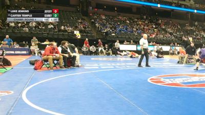 215 Class 3 lbs Champ. Round 1 - Carter Temple, Kearney vs Luke Jenkins, Jefferson City