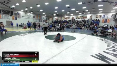 126 lbs Cons. Round 4 - Cole Prichard, Nordoff vs Manny Meza, Calvary Chapel (Downey)