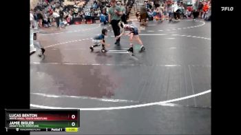 58 lbs Round 2 - Jamie Bigler, Legacy Elite Wrestling vs Lucas Benton, White Knoll Youth Wrestling