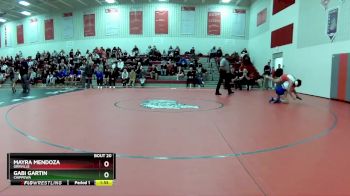 115 lbs Quarterfinal - Gabi Gartin, Chippewa vs Mayra Mendoza, Orrville