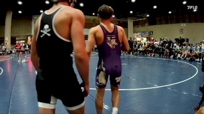 138 lbs Round 5 (6 Team) - Julio Aguirre, Team Shutt RJ vs Walker Bischoff, Skull & Crossbones