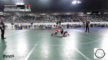 105 lbs 3rd Place - Meadow McCray, Pawnee Peewee Wrestling vs Avriella Pretty Bear, Harrah