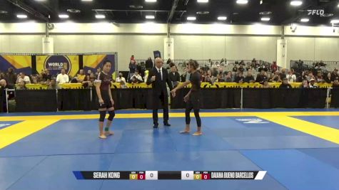 Daiana Bueno Barcellos vs Serah Kong 2024 World IBJJF Jiu-Jitsu No-Gi Championship