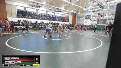 285 lbs Champ. Round 2 - Davis Donnely, Yucaipa vs Anthony Castro, North Torrance