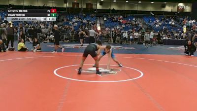 126 lbs Round Of 64 - Arturo Reyes, PA vs Ryan Totten, MI