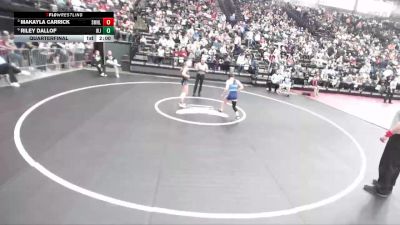 5A 115 lbs Quarterfinal - Makayla Carrick, Salem Hills vs Riley Dallof, West Jordan