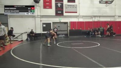 133 lbs Cons. Semi - Evan Rabago, Mt. Sac vs Bryan Villatoro, Santa Ana College