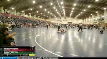 97 lbs Round 1 (6 Team) - Paisley Conway, Oregon vs Keanna Conrad, Idaho