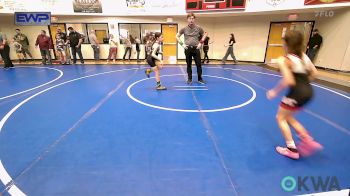 70 lbs Rr Rnd 2 - Brighton Horawa, Verdigris Youth Wrestling vs Lillian Cooper, Jay Wrestling Club