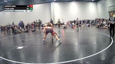 168 lbs Round 4 (8 Team) - Hudson Babb, Backyard Brawlers vs Tyler Lavin, Indiana Outlaws
