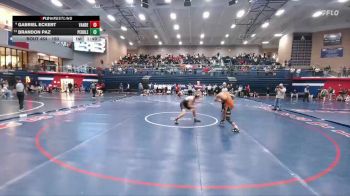 150 lbs Round 3 - Gabriel Eckert, Austin Vandegrift vs Brandon Paz, El Paso Pebble Hills