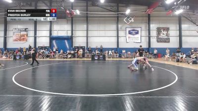 115 lbs Evan Becker, Pennsylvania Blue vs Preston Burley, Michigan Blue