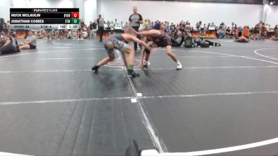 115 lbs Round 3 (4 Team) - Jonathan Comes, East TN Wrestling vs Huck McLaulin, Backyard Brawlers Red