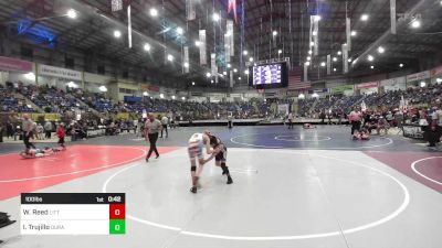 100 lbs Consi Of 8 #2 - William Reed, Little Warrior WC vs Isaac Trujillo, Duran Elite