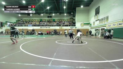 132 lbs Cons. Semi - Dante Selway, El Dorado vs Landon Alonzo, Canyon