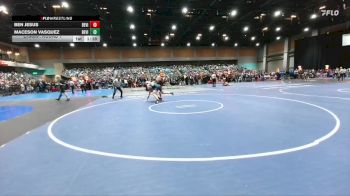 157 lbs Champ. Round 1 - Maceson Vasquez, Redwood -Visalia vs Ben Jesus, Bella Vista