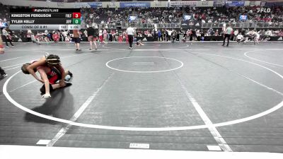 110 lbs Consi Of 8 #1 - Kingston Ferguson, Fulton Hornets Wrestling vs Tyler Kelly, Jeff West Wrestling Club