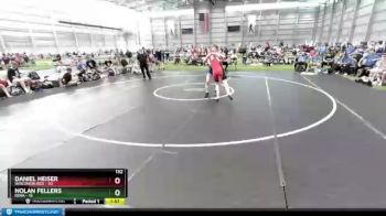 132 lbs Round 1 (8 Team) - Daniel Heiser, Wisconsin Red vs Nolan Fellers, Iowa