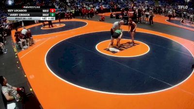 135 lbs Champ. Round 1 - Avery Crouch, Dwight vs Izzy Locascio, Chicago (Marist)