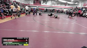 120-130 lbs Round 3 - Tripp Manford, Pleasant Hill Youth Wrestling vs Kaden Perry, Buchanan County Wrestling Club