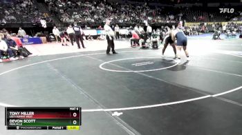 285 Class 4 lbs Champ. Round 1 - Tony Miller, Lee`s Summit West vs Devon Scott, Mehlville