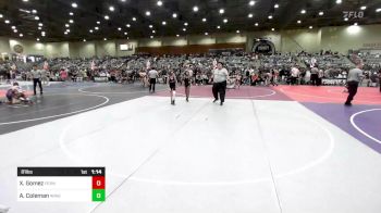 81 lbs Quarterfinal - Xander Gomez, Fernley Wrestling Club vs Adrian Coleman, Wrightwood Wrestling Club