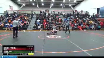 113 lbs Semifinal - Jaxon Mackey, Basic vs Cole May, Foothill