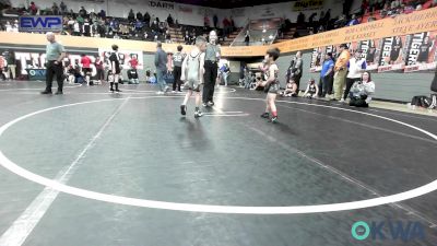 46 lbs Final - Griffyn Moyer, Del City Little League vs Jaxyn Fowler, Deer Creek Wrestling Club
