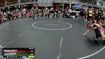 84 lbs Semis (4 Team) - Michael Menyo, Triumph Trained vs Caleb Berrier, Dueling Bandits