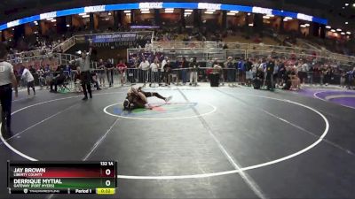 132 1A Cons. Round 3 - Jay Brown, Liberty County vs Derrique Mytial, Gateway (Fort Myers)