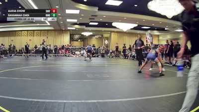 109 lbs Consi Of 32 #2 - Alicia Chow, Santa Monica Little Vikings WC vs Savannah Choi, Rancho Bernardo HS