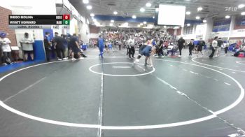 150 lbs Cons. Round 1 - Wyatt Howard, Marina vs Diego Molina, Eleanor Roosevelt