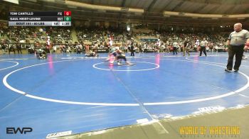 80 lbs Round Of 16 - Tom Cantillo, PTC Youth Wrestling vs Saul Heist-Levine, Bozeman Wrestling Club