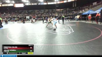 220 lbs Cons. Round 5 - Preston Colvin, Skyline vs Devon Howell, Lakeland