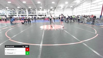 94 lbs Consi Of 8 #2 - Peter Ventrone, Natick vs Caleb Pineault, Top Flight Wr Ac