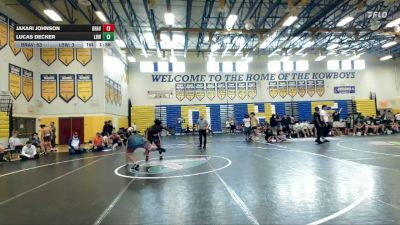 285 lbs Round 5 (8 Team) - Lucas Decker, Lemon Bay WC vs Jakari Johnson, Braves WC