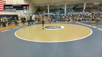 132 lbs Cons. Semi - Sean Lowe, Powell vs Daysen Tucker, Lyman