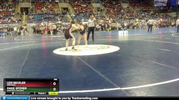 155 lbs Quarterfinal - Lexi Beckler, Bismarck vs Paige Spomer, Bismarck Century