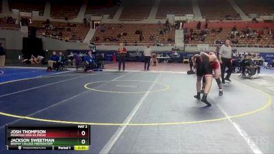 D1-175 lbs Cons. Round 2 - Jackson Sweetman, Brophy College Preparatory vs Josh Thompson, Mountain View Hs (Mesa)