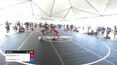 116 kg Rr Rnd 1 - Marlee Solomon, Team Thunder vs Alana Thompson, War Room Grappling