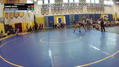 120 lbs Champ Round 1 (16 Team) - David Cardullo, Palm Harbor WC vs Gabriel McGee, Oakleaf WC
